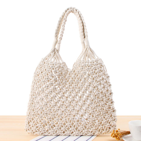 Bohemian Handmade Straw Bag